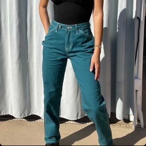 Double button dickie Aqua Blue pants 3/26